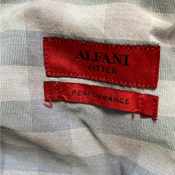 ALFNI gingham casual shirt XXL - Picture 4 of 7